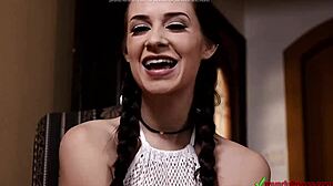 Cassidy Klein Gets Her Throat Destroyed With Deepthroat Blowjob And Gagging In POV