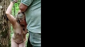 Female Slave Training In Forest With Sodomy And Ejaculation