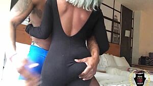 harmonie marquis takes cum on her ass