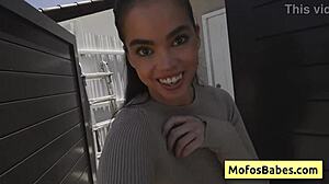 Sexy Brunette Angelina Moon Pays Gardener Logan Xander With Wet Blowjob And Juicy Pussy