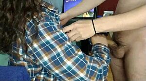 Colombian brunette with big natural tits and ass teases during world cup 2022 doggystyle action.