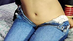 stepsister's naked body drives brother crazy.