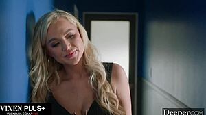 deeper gorgeous curvy blonde blake blossom takes huge bbc cum on tits fingering horny deepthroat cowgirl adorable lick