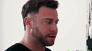 Title Case Brunette Hot Masseuse With Huge Boobs Gives Nuru Massage And More To Seth Gamble Payton Preslee