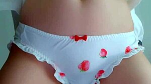 Classmate in cute underwear craves intense vibrator action.