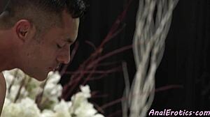 Smalltits Babe Rides Lover Cowgirl, Gets Anal Screwing Passionately