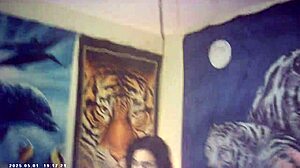 behind the scenes, brunette babe gets cum on her and keeps fucking 😏