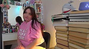 russian actress in solo backstage shoot