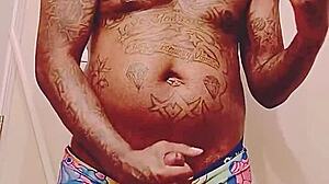 My black lover's big cock jizzes