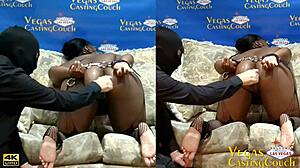 Hot pov anal bdsm with bound ebony cutie getting machine fucked