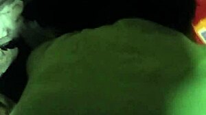 damn, that skinny ebony takes a huge bbc in doggystyle.