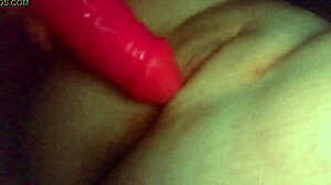 Tight Teen Amateur Plays with Dildo in Pussy