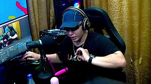 Andressa Sanchez moans from vibrator on nipple!