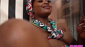 Brad's monster cock struggles to fit in tight pussy