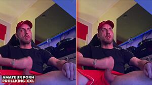 prollking xxl showing off his big dick in socks