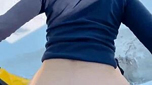 It's Fantastic to Suck Cock at -10 Degrees for Hot Cum on Tongue