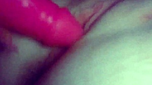 Tight Teen Amateur Plays with Dildo in Pussy