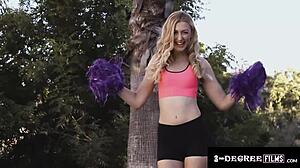 3rddegreefilms - Hottest Cheerleaders Part 2 With Blonde Blowjob Deepthroat Doggystyle Lesbian Orgy Pigtails Pussy Lick Tits Sloppy