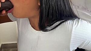 i really enjoy satisfying my desires with a huge meat dildo