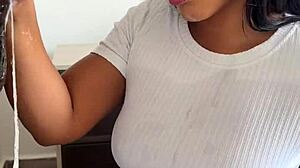 i really enjoy satisfying my desires with a huge meat dildo