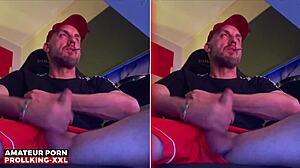 prollking xxl showing off his big dick in socks