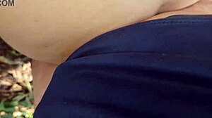 hot girl fucks in the park makes the guy cum and keeps fucking