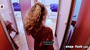 Horny Babes Candy and Mya, Getting Banged by One Guy?