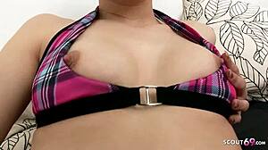 College girl Liv Taylor picked up and drilled by huge cock Turkish old guy in wild ride