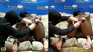 Hot pov anal bdsm with bound ebony cutie getting machine fucked