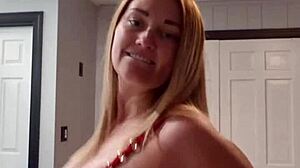 Amateur Wife Strips Slowly to Her Favorite Music