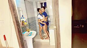 Uttaran20 fucks pretty skinny teen 18+ girlfriend and her BFF in amateur threesome: face fucking doggystyle missionary wet pussy cumshot