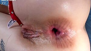 huge anal gape with sasha beart in sloppy atm action!