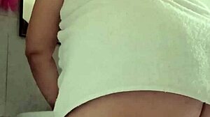 Hot Mature Woman In Shower Prepares For Doggystyle Fucking With Big Ass Flashing