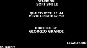 Can Sofi Smile handle three big white cocks?