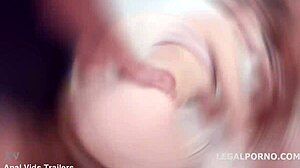 Can Sofi Smile handle three big white cocks?