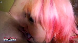 Skinny Jackie and Exotic Trinity Share Cock to Suck While Masturbating 😏