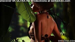 Wild fantasy adventure in interracial setting