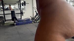 Transgender Trainer Forces Naked Squats And Anal Ass Worshiping