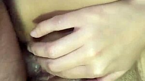 close-up fuck fills my pussy with semen
