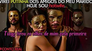 I Became Husband's Friends' Slut In Real Stories!