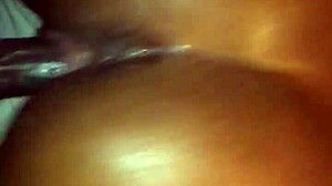 Ebony big ass bounces on monster black cock in intense session