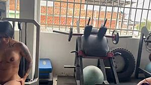 Transgender Trainer Forces Naked Squats And Anal Ass Worshiping