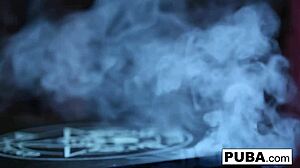 Hot Gothic Vampire Dani Masturbates