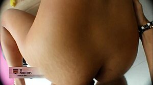 Pretending pain, I show my ass to my stepbrother for fucking - full story