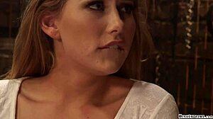 Bent Over Bound Blonde Gagged And Fucked Roughly