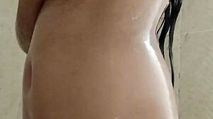 College Girl Caught Masturbating in Shower