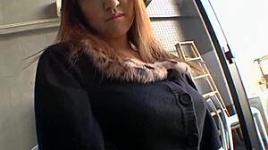 Busty Mayumi Sucks Cock In Pov