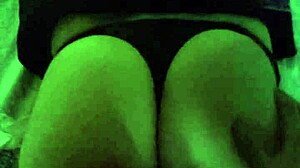 My girlfriend's ass before we fuck with friends