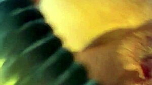 look at my cum dripping from pussy and toys