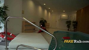 Italian Cutie Gives Blowjob In Bikini At Poolside